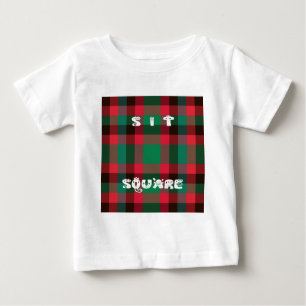 Schotse Royal Checkered Tartan Plaid met tekst