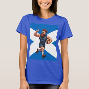 Schotse Rugby Held T-shirt