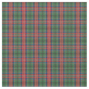 Schotse ruit Clan MacCulloch Groen Rood Blauw Rut Stof