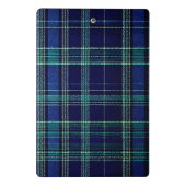 Schotse ruit notebook mini klembord (Achterkant)