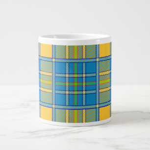 Schotse ruit tartan koffiemok extra grote beker