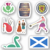 Schotse Stickers (Voorkant)