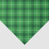 Schotse stijl Groen Wit Plaid Tissuepapier (Detail)