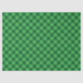 Schotse stijl Groen Wit Plaid Tissuepapier (Voorkant)