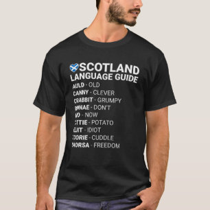 Schotse taalgids Schotland Vertaling T-shirt