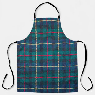 Schotse tartan achtergrond een gecontroleerd vlekk schort