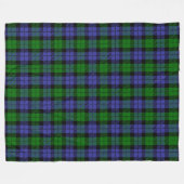 Schotse tartan fleece deken (Voorkant (Horizontaal))