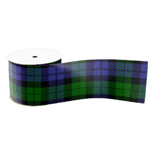 Schotse tartan grosgrain lint