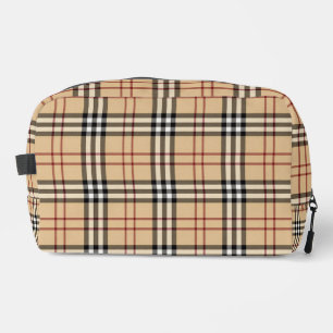 Schotse tartanpatroon toilettasje