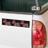 SCHOTSE TERRIËR BUMPERSTICKER (Op Truck)