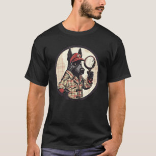 Schotse Terriër Detective Funny Dog Mystery T-shirt