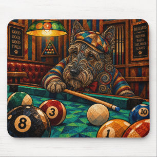Schotse Terrier, Geometrisch Mozaïek Muismat