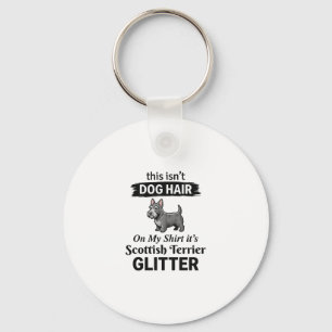 Schotse Terrier Glitter Grappige Hond Liefhebber O Sleutelhanger