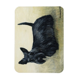 Schotse Terrier Hond Art Magnet Magneet