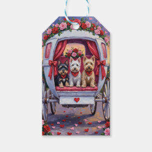 Schotse Terrier Hond Valentijnsdag  Cadeaulabel