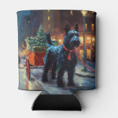 Schotse Terrier Kerstfeest Seizoen Blikjeskoeler (Achterkant)