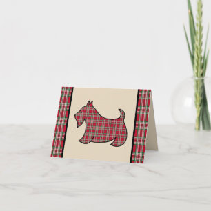 Schotse Terrier Kerstkaart Feestdagen Kaart