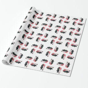 Schotse Terriër Kerstmis Cadeaupapier