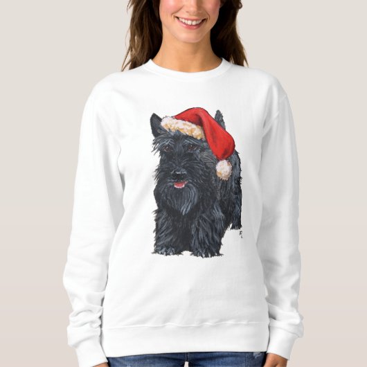 Schotse Terrier Kerstmis Trui (Voorkant)
