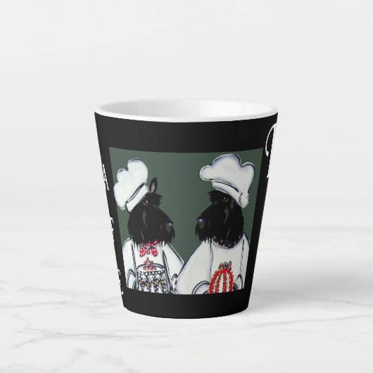 SCHOTSE TERRIËR LATTE MOK (Voorkant)
