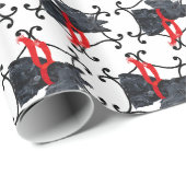 Schotse Terriër met rode sjaal Cadeaupapier (Rol Hoek)