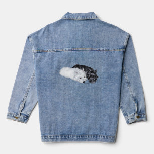 Schotse Terriër met Westie Denim Jacket