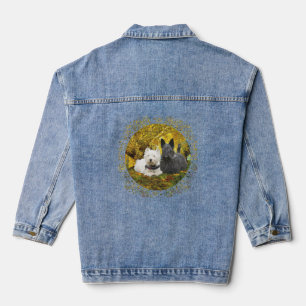 Schotse Terriër met Westie Denim Jacket