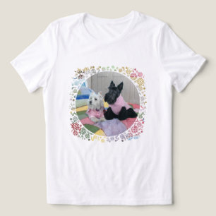 Schotse Terrier met Westie Tri-Blend Shirt
