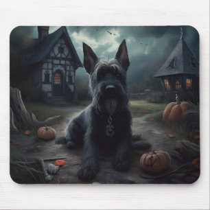 Schotse Terrier pompoenen Halloween Scary Muismat