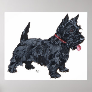 Schotse Terrier Poster