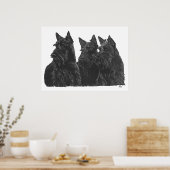 Schotse Terrier Poster (Keuken)