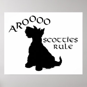 Schotse Terrier Poster