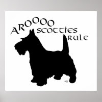 Schotse Terrier Poster
