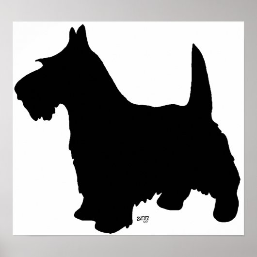 Schotse Terrier Poster (Voorkant)