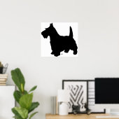 Schotse Terrier Poster (Thuiskantoor)