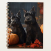 Schotse Terrier Puppy Herfst Delight Pompoen Planner (Voorkant)