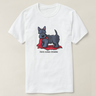 Schotse terriër puppyprobleem t-shirt