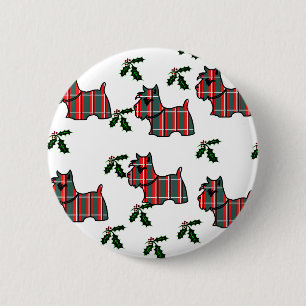 SCHOTSE TERRIER RONDE BUTTON 5,7 CM