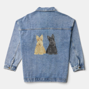 Schotse Terrier Samenkomst Denim Jacket