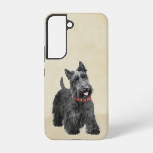 Schotse Terrier Schilderij - Mooie Originele Honde Samsung Galaxy Hoesje