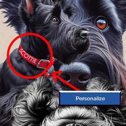 SCHOTSE TERRIËR, SCOTTIE, "DE DIEHARD", Case-Mate iPhone CASE