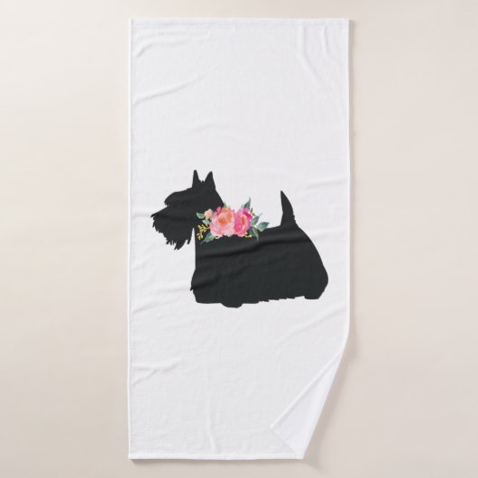 Schotse terrier Scottie Dog Badhanddoek (Badhanddoek)