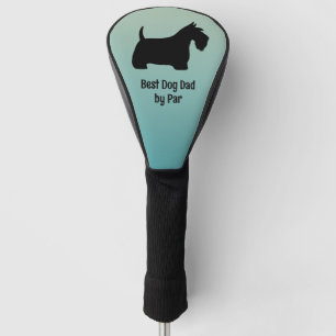 Schotse Terriër Scottie Hond Aangepaste Tekst Golfheadcover