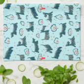 Schotse terrier Scottie Puppy Dog Scotch Pet Theedoek (Gevouwen)