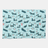 Schotse terrier Scottie Puppy Dog Scotch Pet Theedoek (Horizontaal)