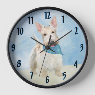 Schotse Terrier Tarwe Kleur Hond Schilderij Origin