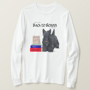 Schotse Terrier terug naar school T-shirt