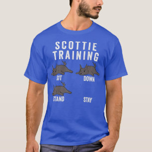 Schotse Terrier Training Hond Premium T-shirt