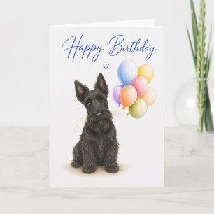 Schotse Terrier Verjaardag Kaart