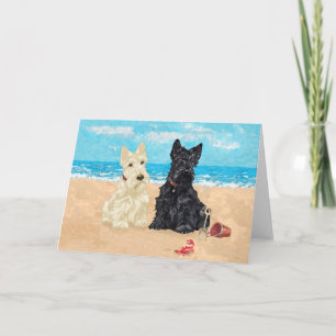 Schotse Terrier Wenskaart Kaart